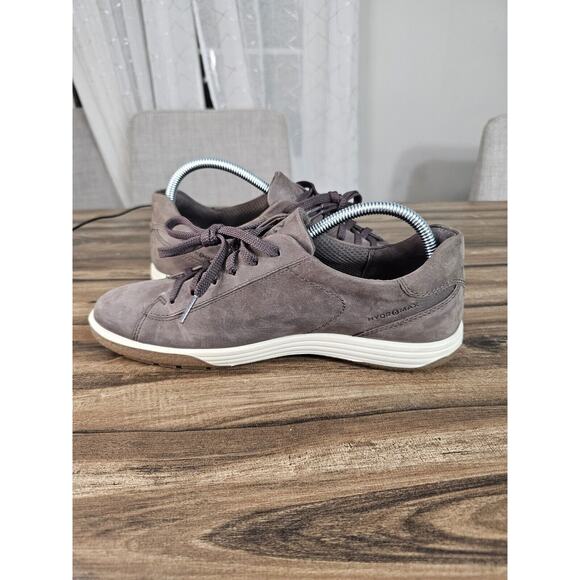 Ecco Danish Design Brown Suede Leather Lace Up Casual Shoes Women's 9 Eu 40 - Picture 3 of 12